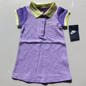 Nike Girls 2T Dress Purple Yellow Adorable